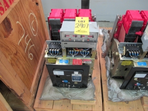 BREAKER, CIRCUIT TYPE, 50-225 AMP RATING, 3 POLE, K600S KIND. WITH SOLID STATE TRIP DEVICE SS3, LT/IT, PART NUMBER 609901T503N. . COMPLETE PART NUMBER C1525-7773-131-01(00)(01)(18)(40), PART # C1525-7773-131-01 (W-44) LOADING & HANDLING FEE $15-